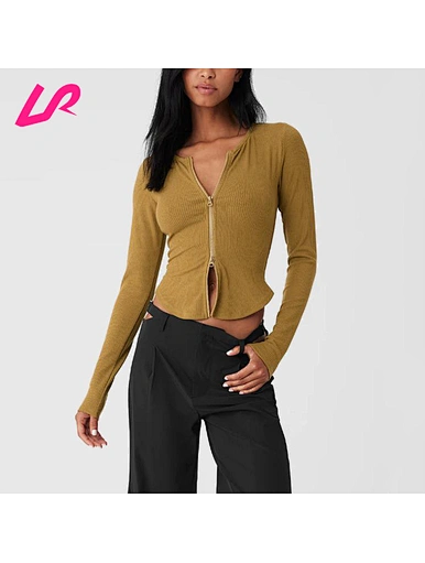 Stay cozy and trendy with our ribbed jacket. The unique ribbed design adds texture and dimension to this jacket, perfect for elevating any outfit.